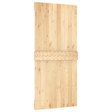 Porta scorrevole Naturale e Nero 95 x 210 cm