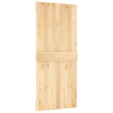 Porta scorrevole Naturale e Bianco 90 x 210 cm