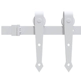 Porta scorrevole Naturale e Bianco 90 x 210 cm