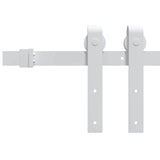 Porta scorrevole Naturale e Bianco 83 x 232 cm