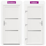 Porta Frontale Bianco 88 x 200 cm PVC
