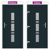 Porta Frontale Antracite 98 x 200 cm PVC