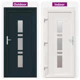 Porta Frontale Antracite 98 x 208 cm PVC