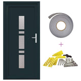 Porta Frontale Antracite 88 x 200 cm PVC