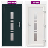 Porta Frontale Antracite 98 x 208 cm PVC