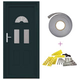 Porta Frontale Antracite 88 x 200 cm PVC