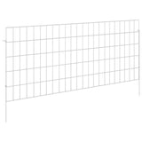 Recinzione da Giardino con Picchetti 48 pcs 115 x 50 cm Mesh