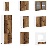 Unità Cucina Lyon 8 pcs Legno antico Legno ingegnerizzato
