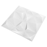 Pannelli da parete 48 pcs Bianco Diamante 50 x 50 cm