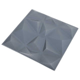 Pannelli da parete 24 pcs Grigio Diamante 50 x 50 cm