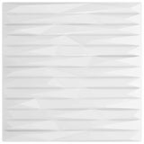 Pannelli da parete 48 pcs Pietra Bianca 50 x 50 cm Schiuma XPS