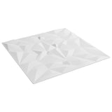 Pannelli da parete 48 pcs Bianco 50 x 50 cm Schiuma XPS