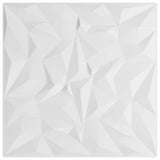 Pannelli da parete 48 pcs Bianco 50 x 50 cm Schiuma XPS