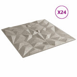 Pannelli da parete 24 pcs Beton ametista 50 x 50 cm Schiuma XPS