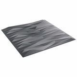 Pannelli da parete 12 pcs Grigio pietra 50 x 50 cm Schiuma XPS