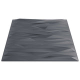 Pannelli da parete 12 pcs Grigio pietra 50 x 50 cm Schiuma XPS