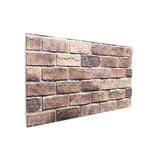Pannelli da parete 10 pcs Marrone e Grigio 100 x 50 cm