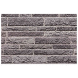 Pannelli da parete 10 pcs Antracite 100 x 50 cm Schiuma EPS