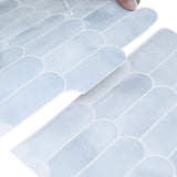 Piastrella Piuma 50 pcs Azzurro 30 x 30 cm Poliuretano e PET
