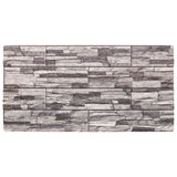 Pannelli da parete 10 pcs Grigio scuro e grigio chiaro