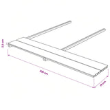 Pavimento da Deck 6 pcs Marrone Scuro WPC