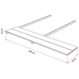 Pavimento da Deck 4 pcs Teak riciclato WPC