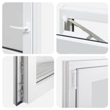 Finestra per Soffitta RISOR 60 x 60 cm PVC e Vetro Bianco