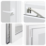 Finestra per Soffitta RISOR 60 x 100 cm PVC e Vetro Bianco