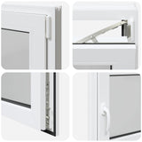Finestra per Soffitta RISOR 90 x 50 cm PVC e Vetro Bianco