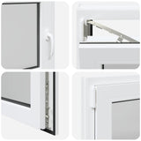 Finestra per Soffitta RISOR 90 x 60 cm PVC e Vetro Bianco