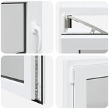 Finestra per Soffitta RISOR 100 x 50 cm PVC e Vetro Bianco
