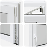 Finestra per Soffitta RISOR 110 x 70 cm PVC e Vetro Bianco
