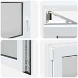 Finestra per Soffitta RISOR 120 x 60 cm PVC e Vetro Bianco