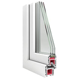 Finestra per Soffitta RISOR 80 x 50 cm PVC e Vetro Bianco