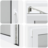 Finestra per Soffitta RISOR 100 x 60 cm PVC e Vetro Bianco