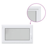 Finestra per Soffitta RISOR 100 x 70 cm PVC e Vetro Bianco
