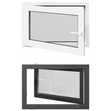 Finestra per Soffitta RISOR 90 x 50 cm PVC e Vetro Antracite