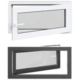 Finestra per Soffitta RISOR 100 x 50 cm PVC e Vetro Antracite