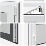 Finestra per Soffitta RISOR 110 x 70 cm PVC e Vetro Antracite