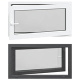 Finestra per Soffitta RISOR 110 x 70 cm PVC e Vetro Antracite