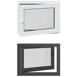 Finestra per Soffitta RISOR 80 x 50 cm PVC e Vetro Antracite