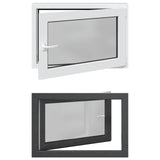 Finestra per Soffitta RISOR 80 x 70 cm PVC e Vetro Antracite