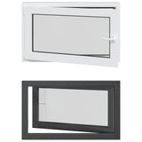 Finestra per Soffitta RISOR 100 x 60 cm PVC e Vetro Antracite
