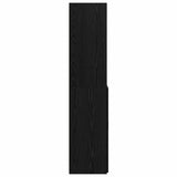Libreria Rovere nero 30 x 42.4 x 185.2 cm