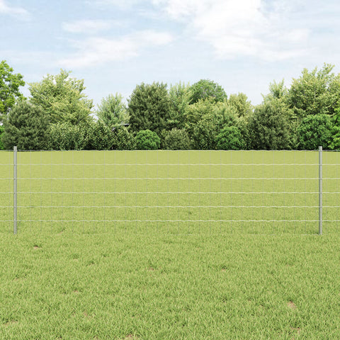 Set di Recinzione Euro Set di 2 Acciaio zincato 10 x 0.6 m