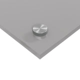 Schienale cucina Grigio chiaro 120x60x0,6 cm in vetro temperato