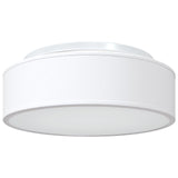 Lampade a soffitto a incasso bianche  38 cm Tessuto E27