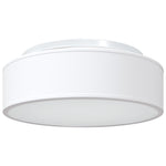Lampade a soffitto a incasso bianche  38 cm Tessuto E27