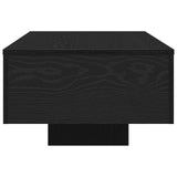 Tavolino da caffè Nero Rovere 100x30x36,5 cm Legno ingegnerizzato