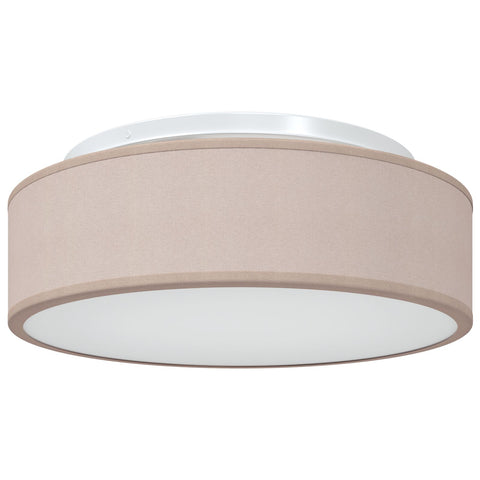 Lampade da soffitto a incasso tortora  38 cm tessuto E27